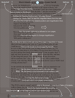Smooth Reader: Help sheet. Tap [?] on the navigation bar to show a help sheet that explains usages of Smooth Reader.