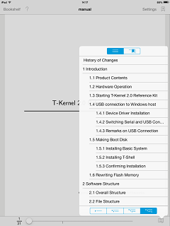 Table of contents