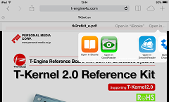 Screenshot of Safari