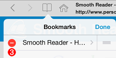 Edit a bookmark