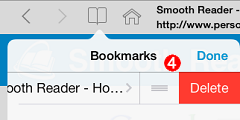 Delete a Bookmark