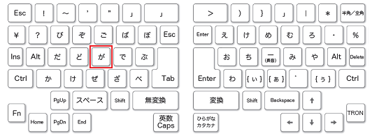 キー番号「20」