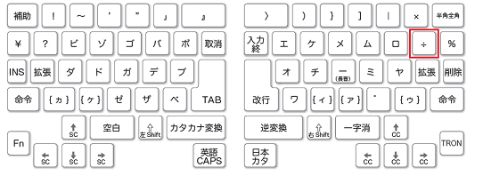 キー番号「52」